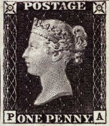 England 1840 First Postage Stamps