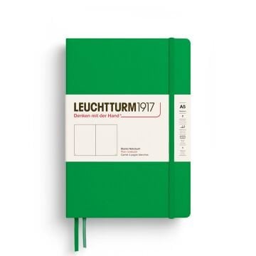 Leuchtturm1917 Not Defteri Orta Boy (A5), Sert Kapak, 251 Numaralandırılmış Sayfa, Bahar Yaprağı - Düz