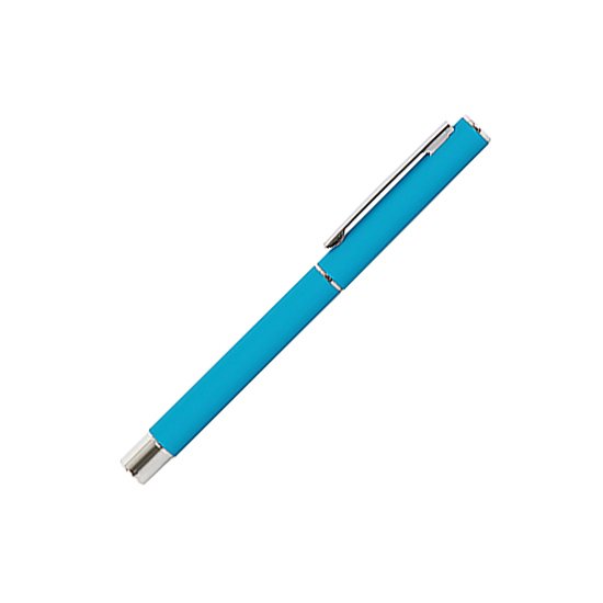 PULKO Promosyon Soft Click, Kauçuk Kasa, Roller Kalem, 015 Turkuaz