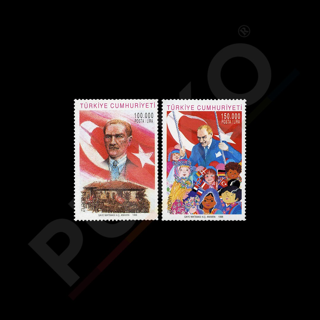EUROPA CEPT (Ulusal Bayramlar) (5 Mayıs 1998) - Türkiye Cumhuriyeti Pul Koleksiyonu