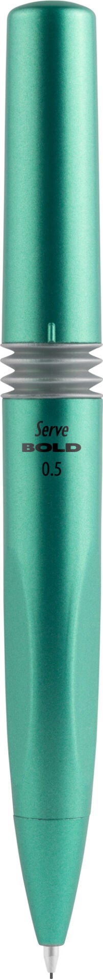 SERVE Bold Mekanik Kurşun Kalem 0.5 mm Metalik Renkler, Metalik Yeşil