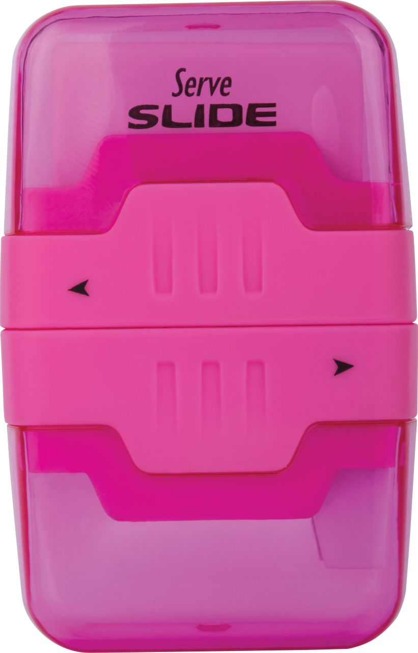 SERVE Slide Silgili Kalemtıraş, Pembe