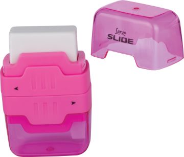 SERVE Slide Silgili Kalemtıraş, Pembe