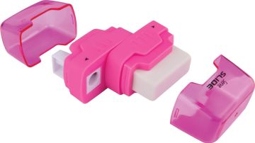SERVE Slide Silgili Kalemtıraş, Pembe