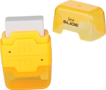 SERVE Slide Silgili Kalemtıraş, Sarı