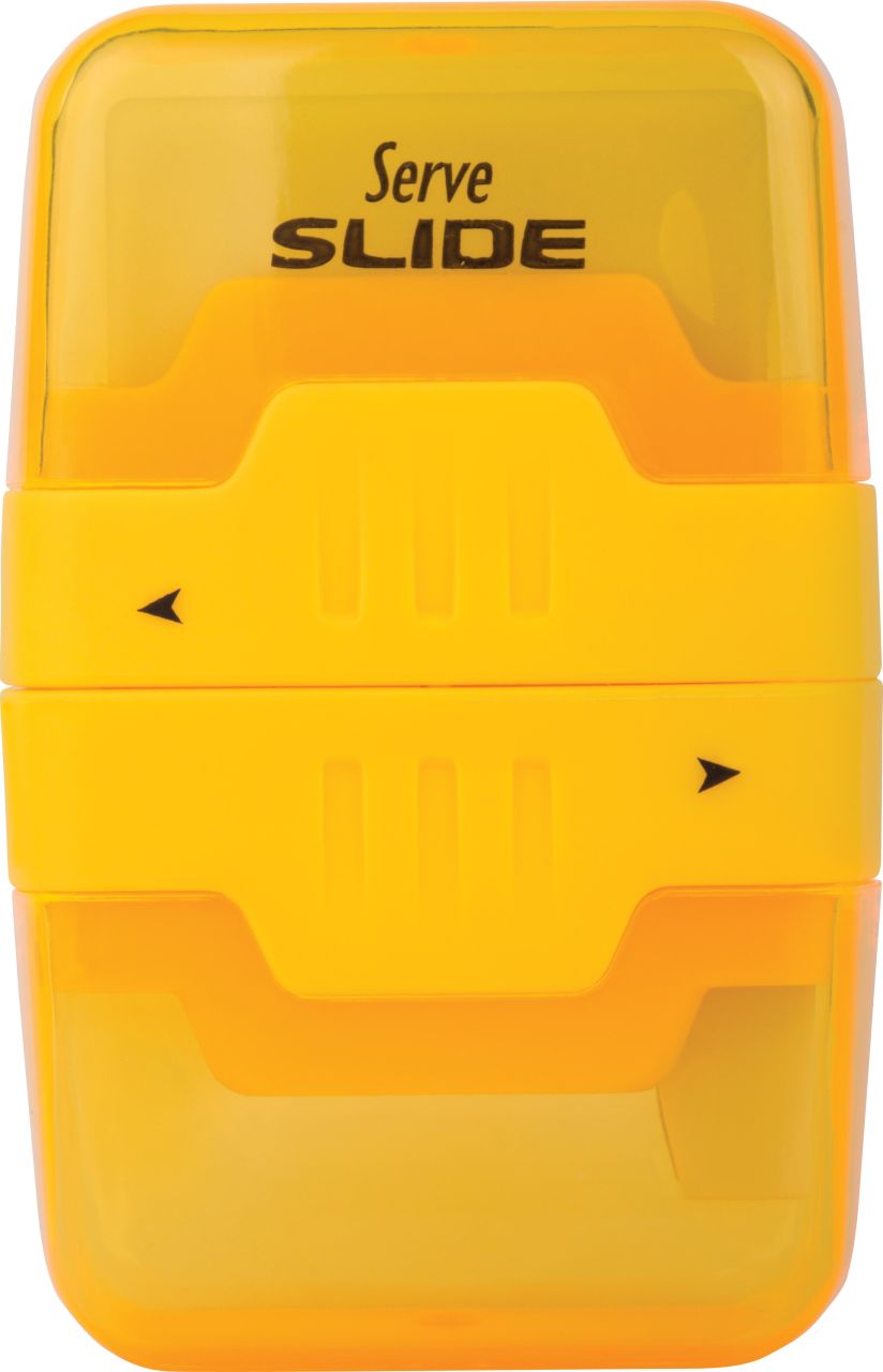 SERVE Slide Silgili Kalemtıraş, Sarı