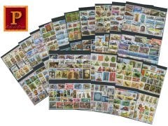 PULKO HistorY 1970 100 Çeşit Damgalı Pul Koleksiyonu Böcekler