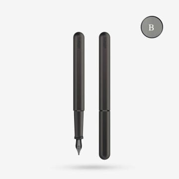 Stilform Dolma Kalem Titanyum Kasa, Titanyum - Titanium Black DLC - Siyah Metal, B