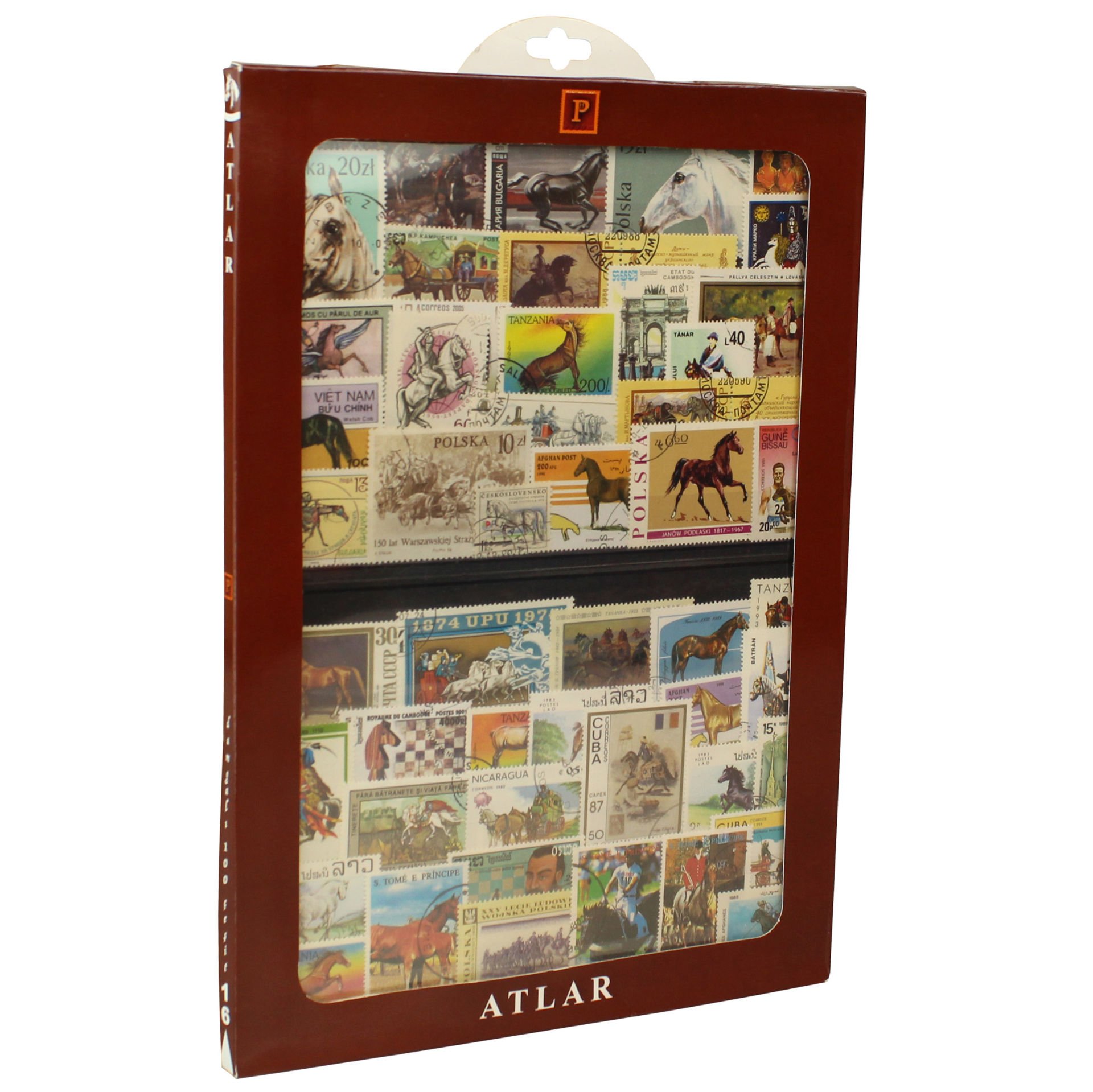 PULKO HistorY 1970 100 Çeşit Damgalı Pul Koleksiyonu Atlar