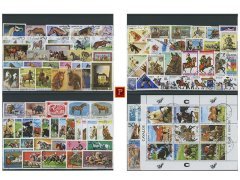 PULKO HistorY 1970 100 Çeşit Damgalı Pul Koleksiyonu Atlar