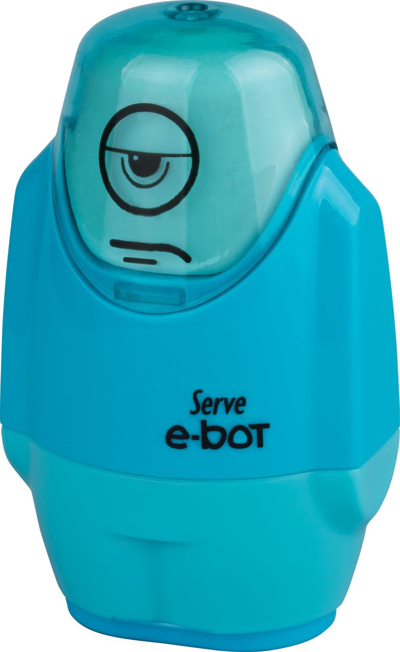 SERVE E-BOT Silgili Kalemtıraş, Mavi