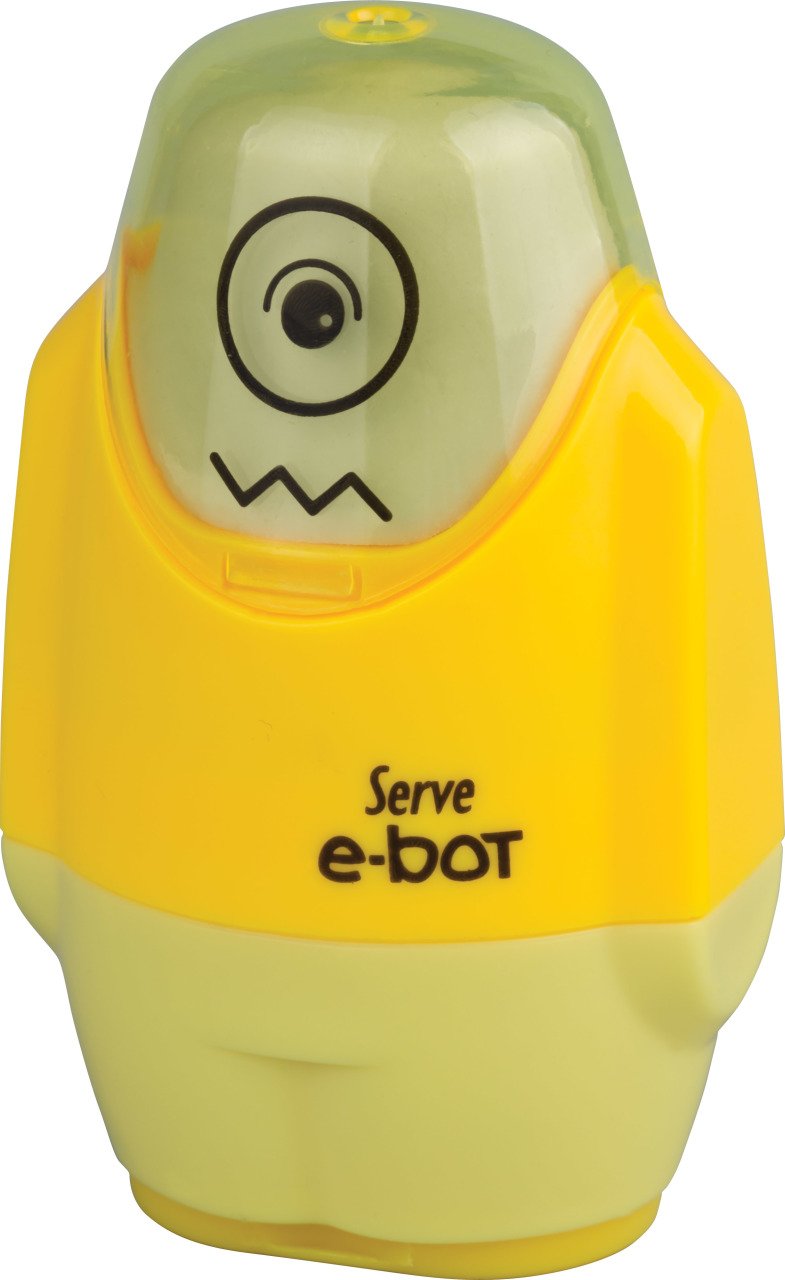 SERVE E-BOT Silgili Kalemtıraş, Sarı