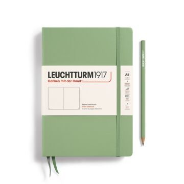 Leuchtturm1917 Not Defteri Orta Boy (A5), Sert Kapak, 251 Numaralandırılmış Sayfa, Ada Çayı - Düz