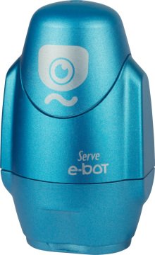 SERVE E-BOT Silgili Kalemtıraş Metalik Renkler, Metalik Mavi