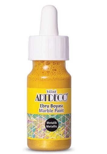 Lisans ARTDECO Ebru Boyası 30 ml, Altın