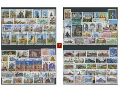 PULKO HistorY 1970 100 Çeşit Damgalı Pul Koleksiyonu Mimari