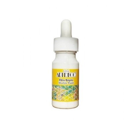 Lisans ARTDECO Ebru Boyası 30 ml, Beyaz
