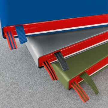 Leuchtturm1917 Orta Boy (A5) RED DOTS (Özel Seri) Not Defteri, Noktalı, Sert Kapak, Asker Yeşili