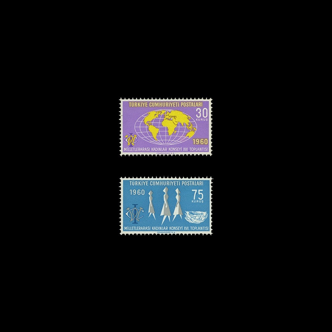 International Women's Council 16th Meeting (August 22, 1960) - Republic of Turkey Stamp Collection