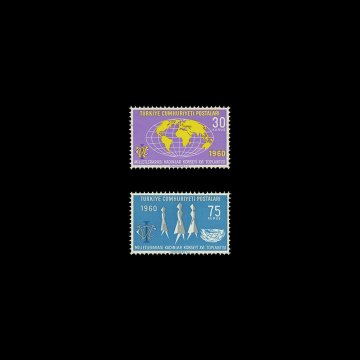 Международный совет женщин 16-я встреча (22 августа 1960) - Республика Турция Марка Коллекция