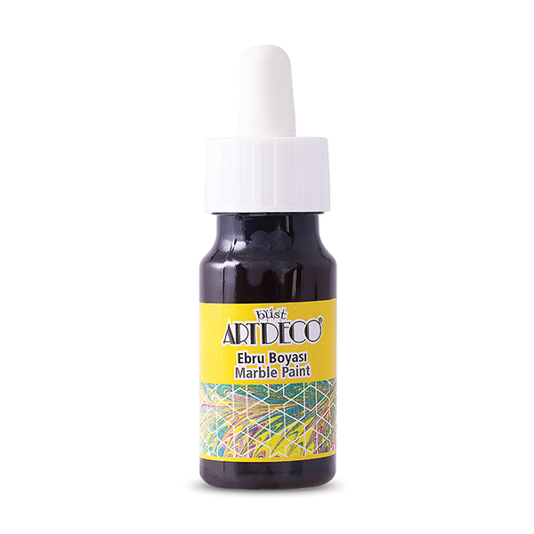 Lisans ARTDECO Ebru Boyası 30 ml, Kahverengi