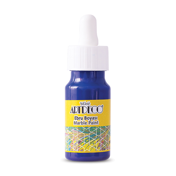 Lisans ARTDECO Ebru Boyası 30 ml, Mavi