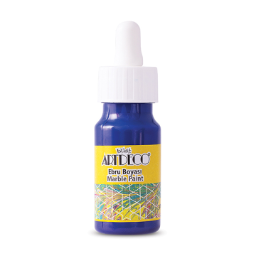 Lisans ARTDECO Ebru Boyası 30 ml, Mavi