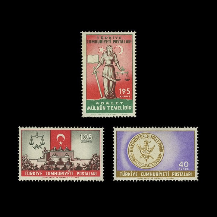 Yassıada Duruşmaları (14 Ekim 1960) - Türkiye Cumhuriyeti Pul Koleksiyonu