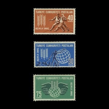 Борьба с голодом (21 марта 1963) - Республика Турция Марка Коллекция