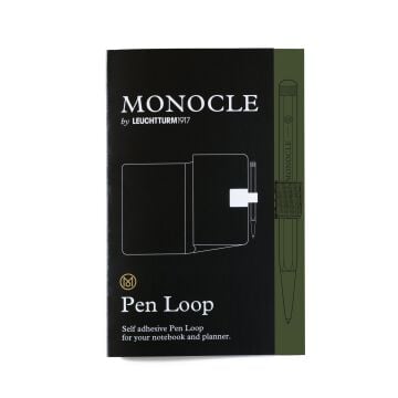 Leuchtturm1917 Monocle Serisi Pen Loop, Kalem Tutacağı, Zeytin Yeşili