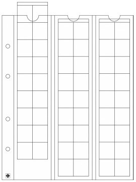 Leuchtturm OPTIMA Madeni Para Yaprakları, 20mmØ - 54 Cep'li