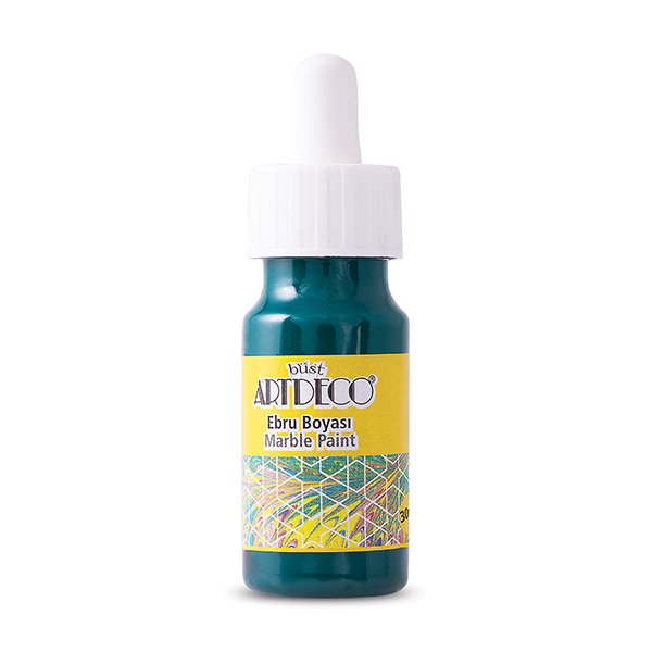 Lisans ARTDECO Ebru Boyası 30 ml, Yeşil