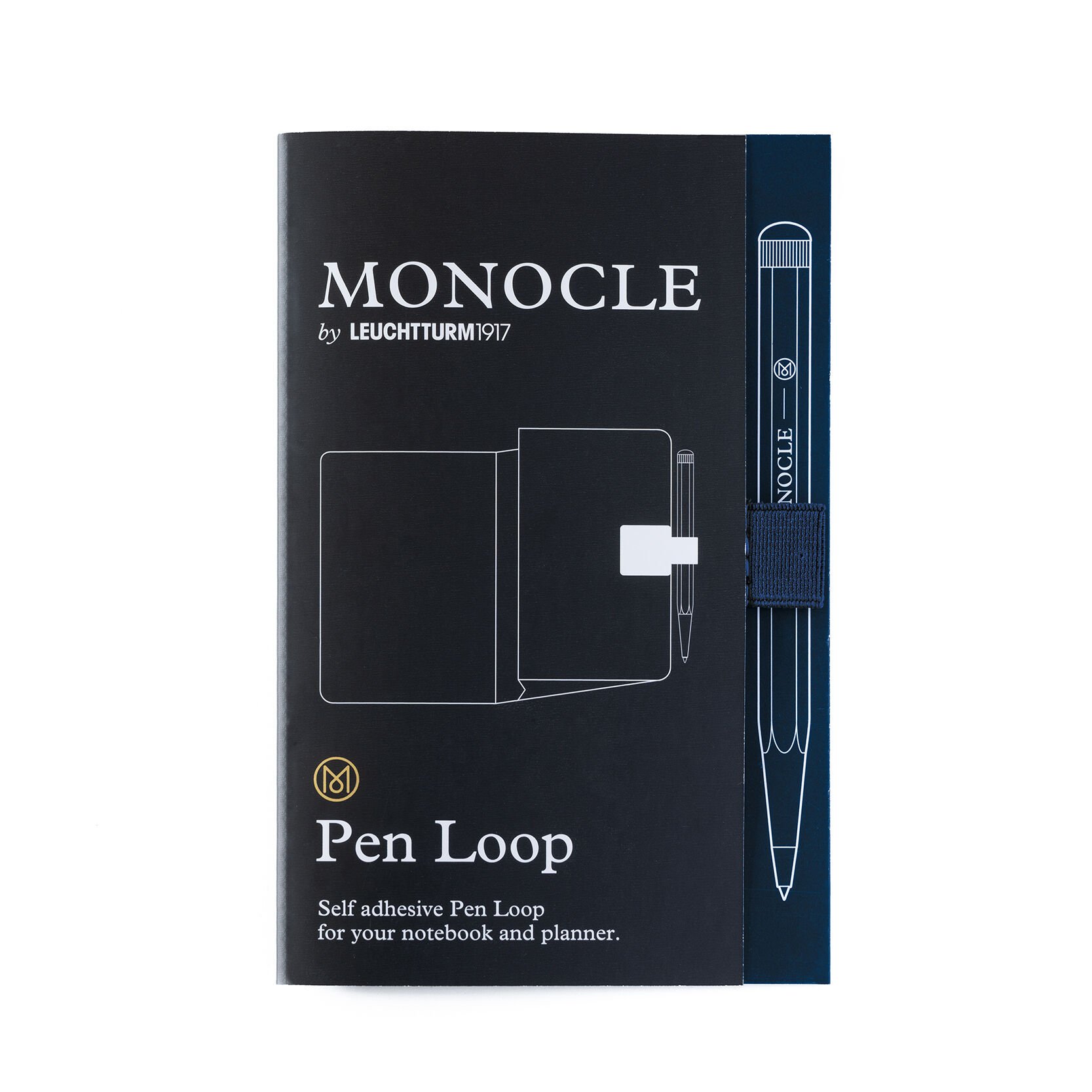 Leuchtturm1917 Monocle Serisi Pen Loop, Kalem Tutacağı, Lacivert