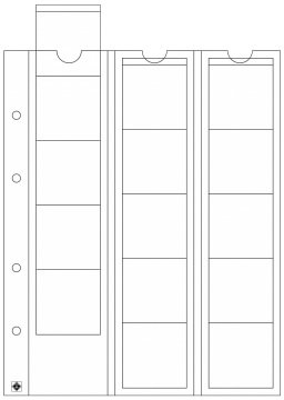 Leuchtturm OPTIMA Madeni Para Yaprakları, 42mmØ - 15 Cep'li