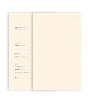 PULKO Notebook Not Defteri, (19x25cm), Termo Deri, 192 Sayfa, Düz, 001