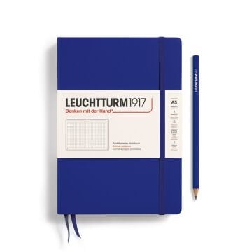 Leuchtturm1917 Not Defteri Orta Boy (A5), Sert Kapak, 251 Numaralandırılmış Sayfa, Mürekkep (INK) - Noktalı