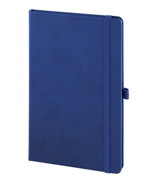 PULKO Notebook Not Defteri, (13x21cm), Termo Deri, Sert Kapak,  192 Sayfa, Çizgili, 014 Lacivert