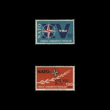 NATO'nun 15. Yılı (4 Nisan 1964) - Türkiye Cumhuriyeti Pul Koleksiyonu