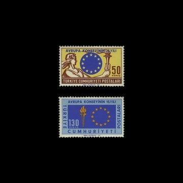 Avrupa Konseyi'nin 15.Yılı (5 Mayıs 1964) - Türkiye Cumhuriyeti Pul Koleksiyonu