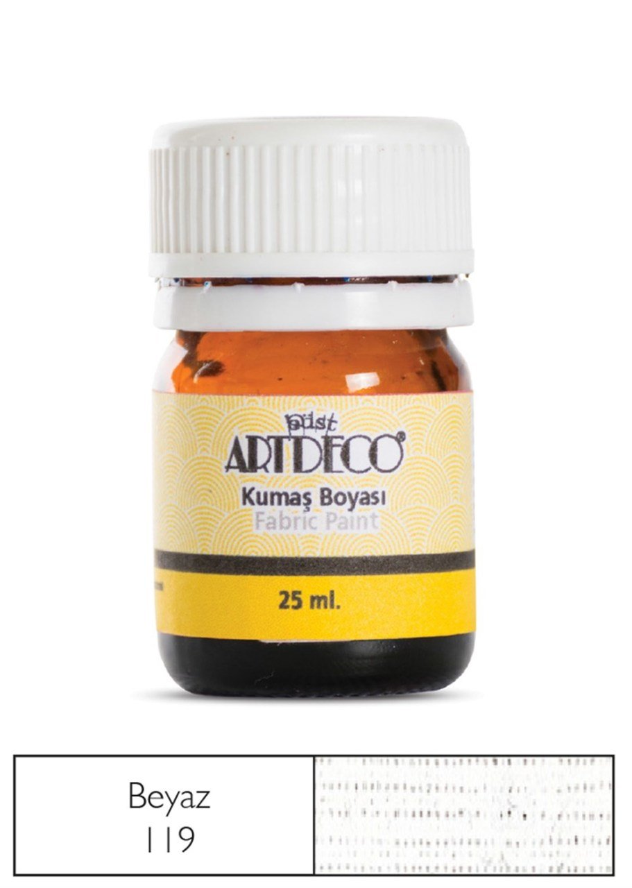 Lisans ARTDECO Kumaş Boyası 25 ml, Beyaz