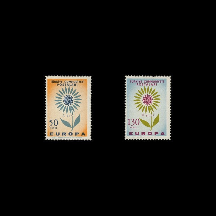 EUROPA-CEPT 5. Yılı (14 Eylül 1964) - Türkiye Cumhuriyeti Pul Koleksiyonu