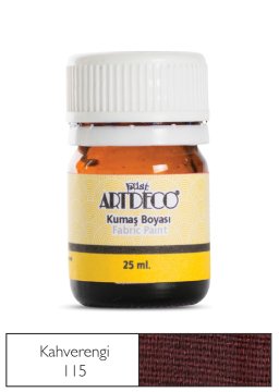 Lisans ARTDECO Kumaş Boyası 25 ml, Kahverengi