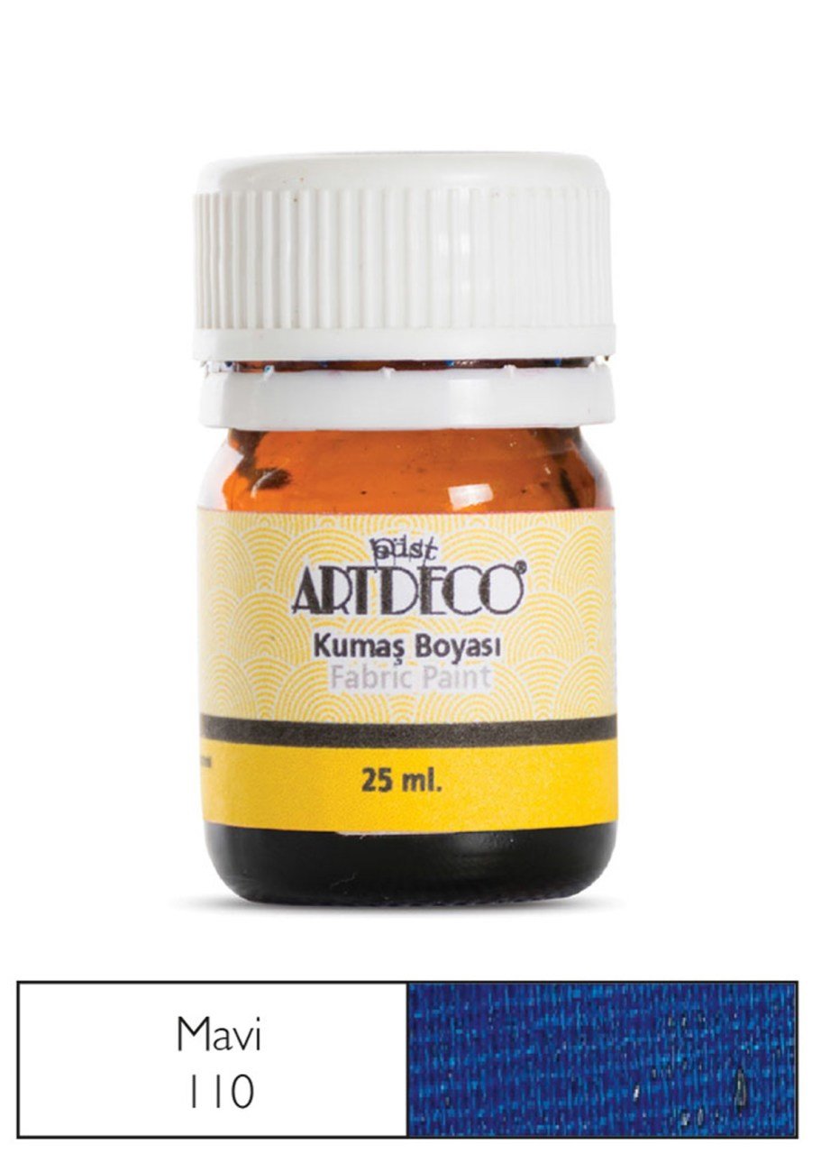 Lisans ARTDECO Kumaş Boyası 25 ml, Mavi