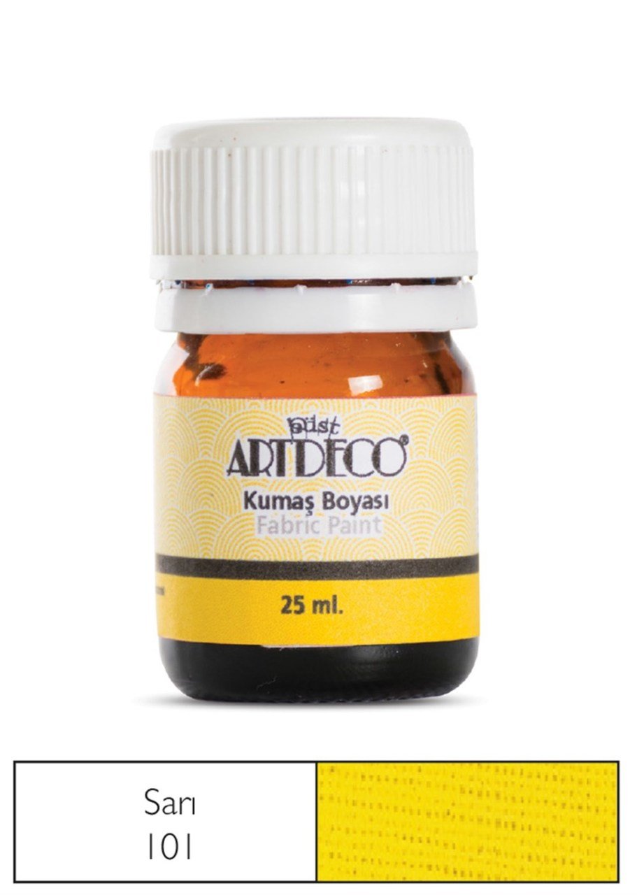 Lisans ARTDECO Kumaş Boyası 25 ml, Sarı