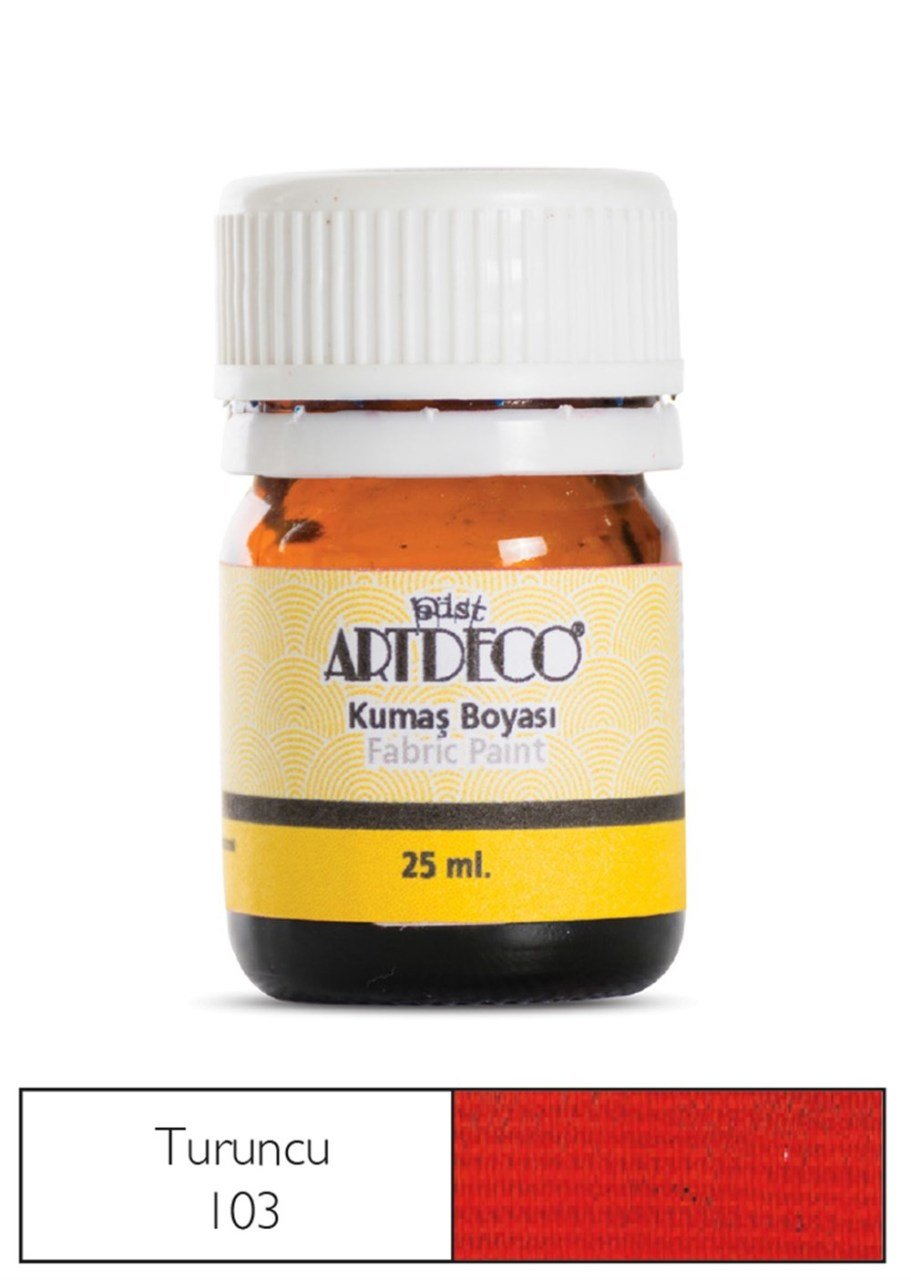 Lisans ARTDECO Kumaş Boyası 25 ml, Turuncu