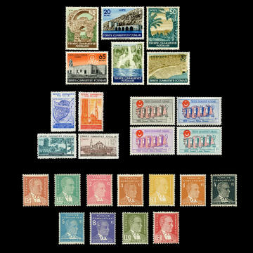 Türkiye Cumhuriyeti Pul Koleksiyonu - 1955 Yıl Seti