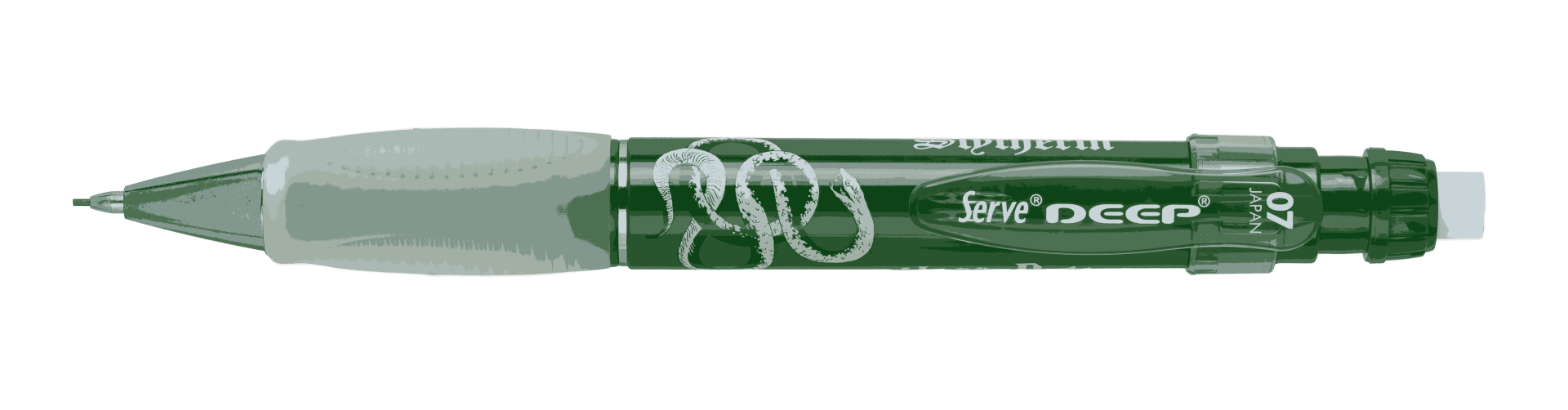 SERVE Deep Harry Potter Mekanik Kurşun Kalem 0.7 mm - Slytherin