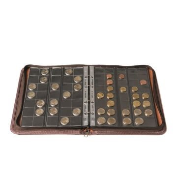 Leuchtturm KURT Portfolio Çantası OPTIMA Format, Koyu Kahverengi