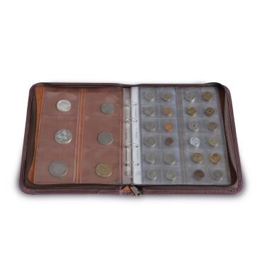 Leuchtturm KURT Portfolio Çantası OPTIMA Format, Koyu Kahverengi