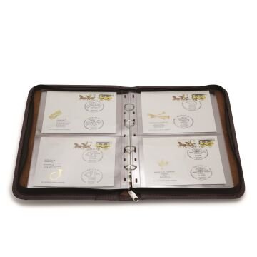 Leuchtturm KURT Portfolio Çantası OPTIMA Format, Koyu Kahverengi